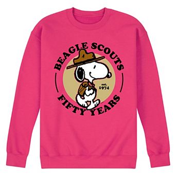 Men's Peanuts Beagle Scout Scout Fleece Sweatshirt