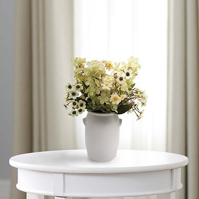 Hydrangea Arrangement In Ceramic