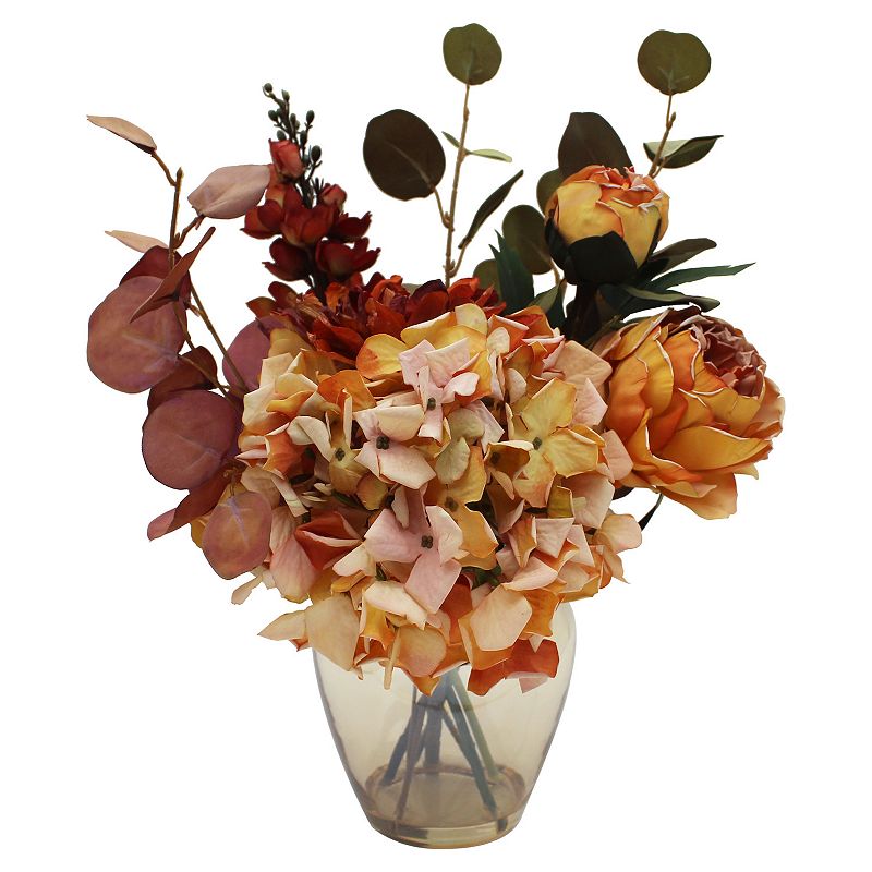 Delphine Arrangement In Glass Vase