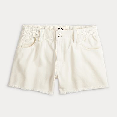 Juniors SO 7.5" Comfortable Frayed Cutoff Shorts