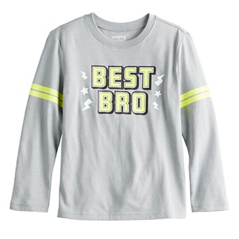 Boys 4-12 Jumping Beans® Long Sleeve Varsity Graphic Tee