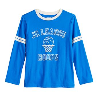 Boys 4-12 Jumping Beans® Long Sleeve Varsity Graphic Tee