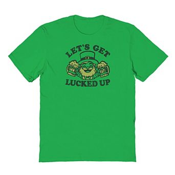 Men's St Patrick's Day Lucked Up Graphic Tee