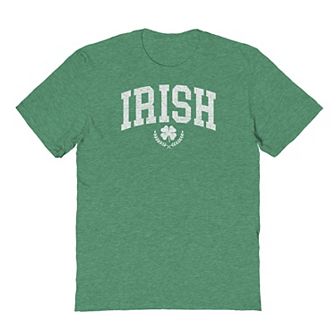 Men's St Patrick's Day Irish Collegiate Graphic Tee