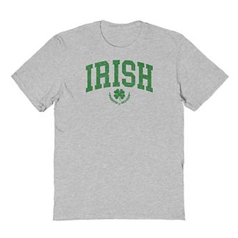 Men's St Patrick's Day Irish Green Collegiate Graphic Tee