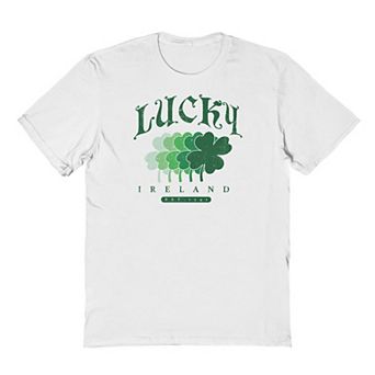 Men's St Patrick's Day Lucky Ireland Graphic Tee
