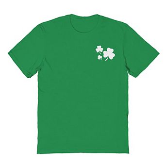 Men's St Patrick's Day Shamrock Pocket Graphic Tee