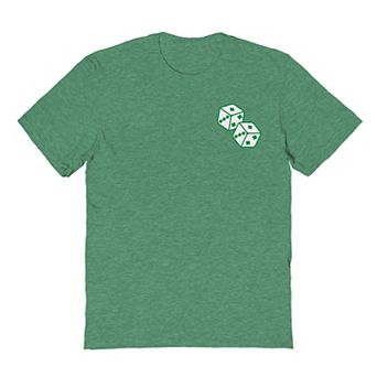 Men's St Patrick's Day Lucky Dice Graphic Tee
