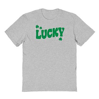 Men's St Patrick's Day Lucky Clover Graphic Tee