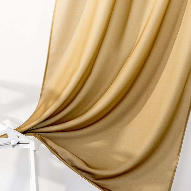 Dainty Home Shades Ombre Room Darkening Rod Pocket Panel Pair 80" X 84"