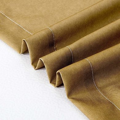 Dainty Home Shades Ombre Room Darkening Rod Pocket Panel Pair 80" X 84"