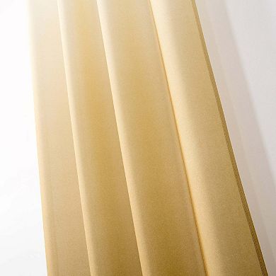 Dainty Home Shades Ombre Room Darkening Rod Pocket Panel Pair 80" X 84"