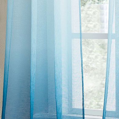 Dainty Home Shadow Ombre Light Filtering Grommet Panel Pair 2 Panels 76" W X 84" L
