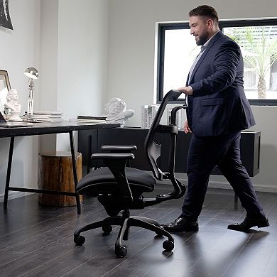 Big and Tall Mesh Back Office Chair with Slide Seat 450lbs