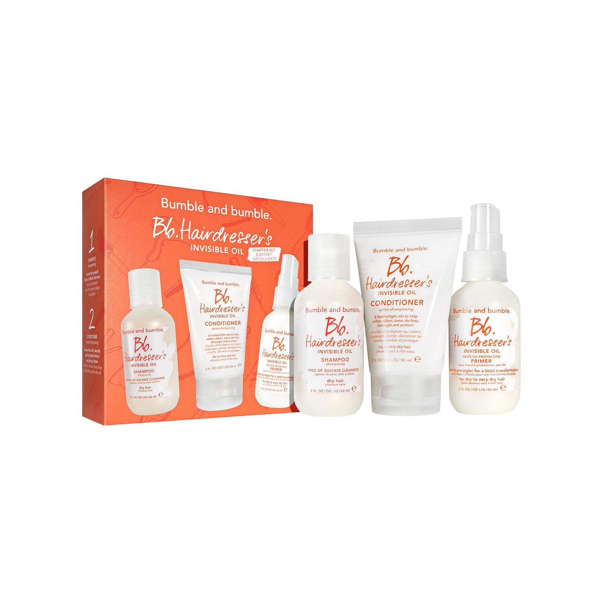 Bumble and bumble Hairdressers Invisible Oil Starter Hair Set, None