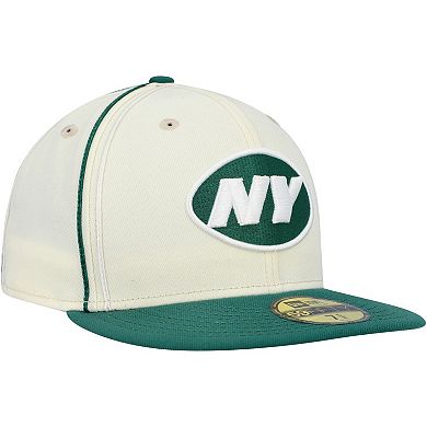 Men's New Era Green New York Jets Soutache 59FIFTY Fitted Hat