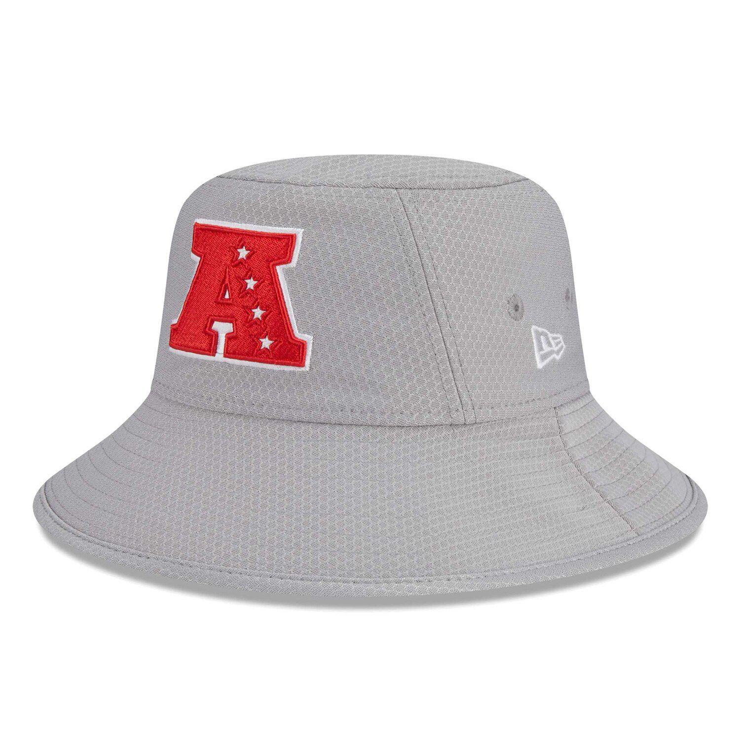 Men S New Era Gray Kansas City Chiefs 2024 Pro Bowl Bucket Hat   6840703 ALT3