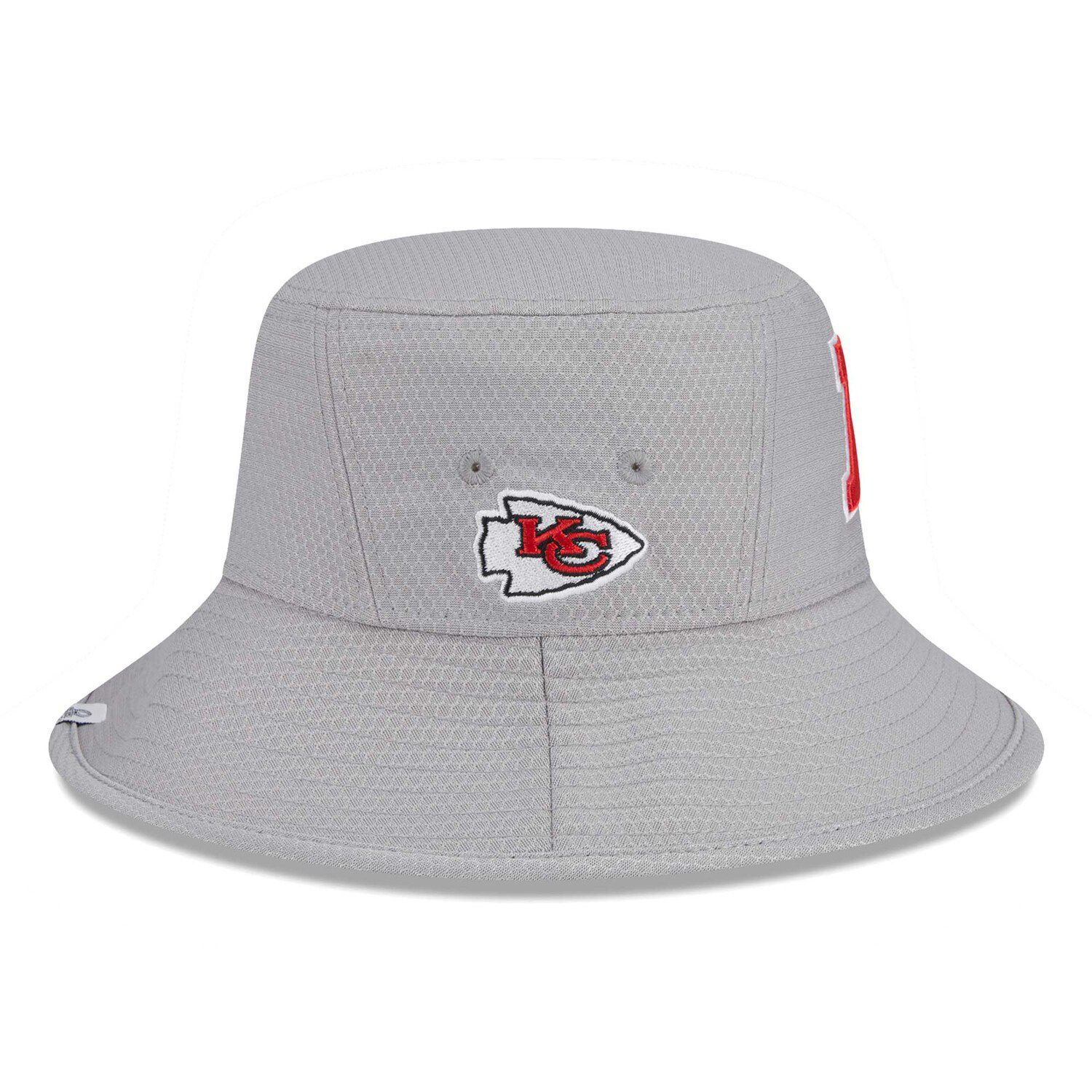 Men S New Era Gray Kansas City Chiefs 2024 Pro Bowl Bucket Hat   6840703 ALT4