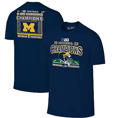 Men's Original Retro Brand Navy Michigan Wolverines 2023 Big Ten ...