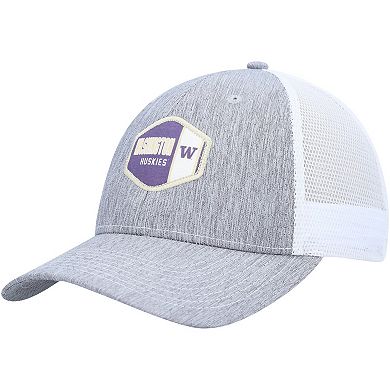 Men's Ahead  Gray Washington Huskies Brant Trucker Adjustable Hat