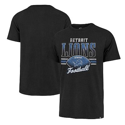 Men s 47 Black Detroit Lions Last Call Franklin T Shirt