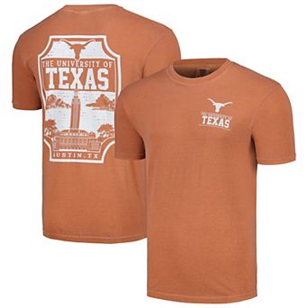 Men's Texas Orange Texas Longhorns Campus Badge Comfort Colors T-Shirt
