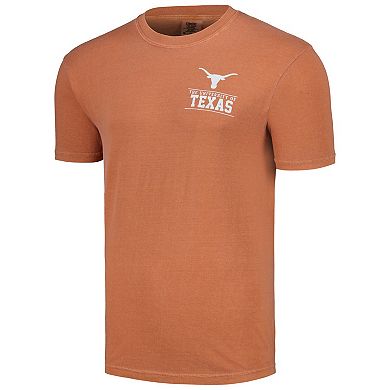 Men's Texas Orange Texas Longhorns Campus Badge Comfort Colors T-Shirt