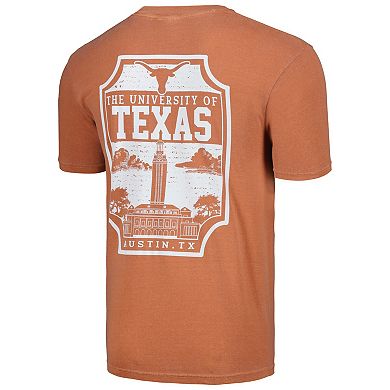 Men's Texas Orange Texas Longhorns Campus Badge Comfort Colors T-Shirt