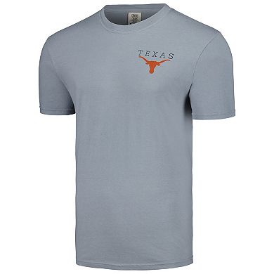 Men's Gray Texas Longhorns Campus Scene Comfort Colors T-Shirt