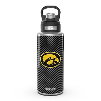 Tervis Iowa Hawkeyes 32oz. Carbon Fiber Wide Mouth Water Bottle