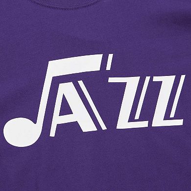 Men's Mitchell & Ness Purple Utah Jazz Hardwood Classics Nights Premium T-Shirt