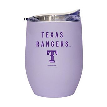 Texas Rangers 16oz. Lavender Soft Touch Curved Tumbler