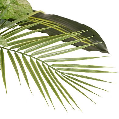 Puleo International Inc. 6 ft. Artificial Fiddle Leaf Ficus Tree with Decorative Pot