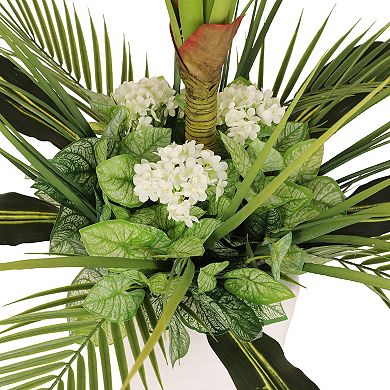 Puleo International Inc. 5 ft Artificial Tarovine Tree with Decorative Pot