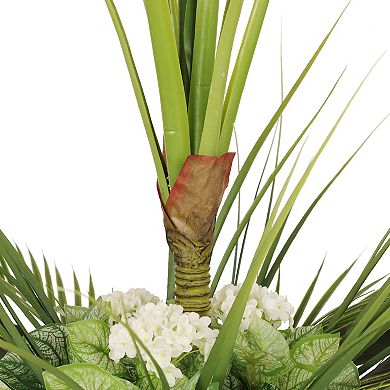 Puleo International Inc. 5 ft Artificial Tarovine Tree with Decorative Pot