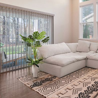 Puleo International Inc. 5 ft Artificial Tarovine Tree with Decorative Pot