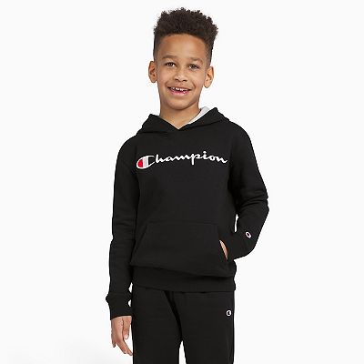 Shops boys champion hoodie white