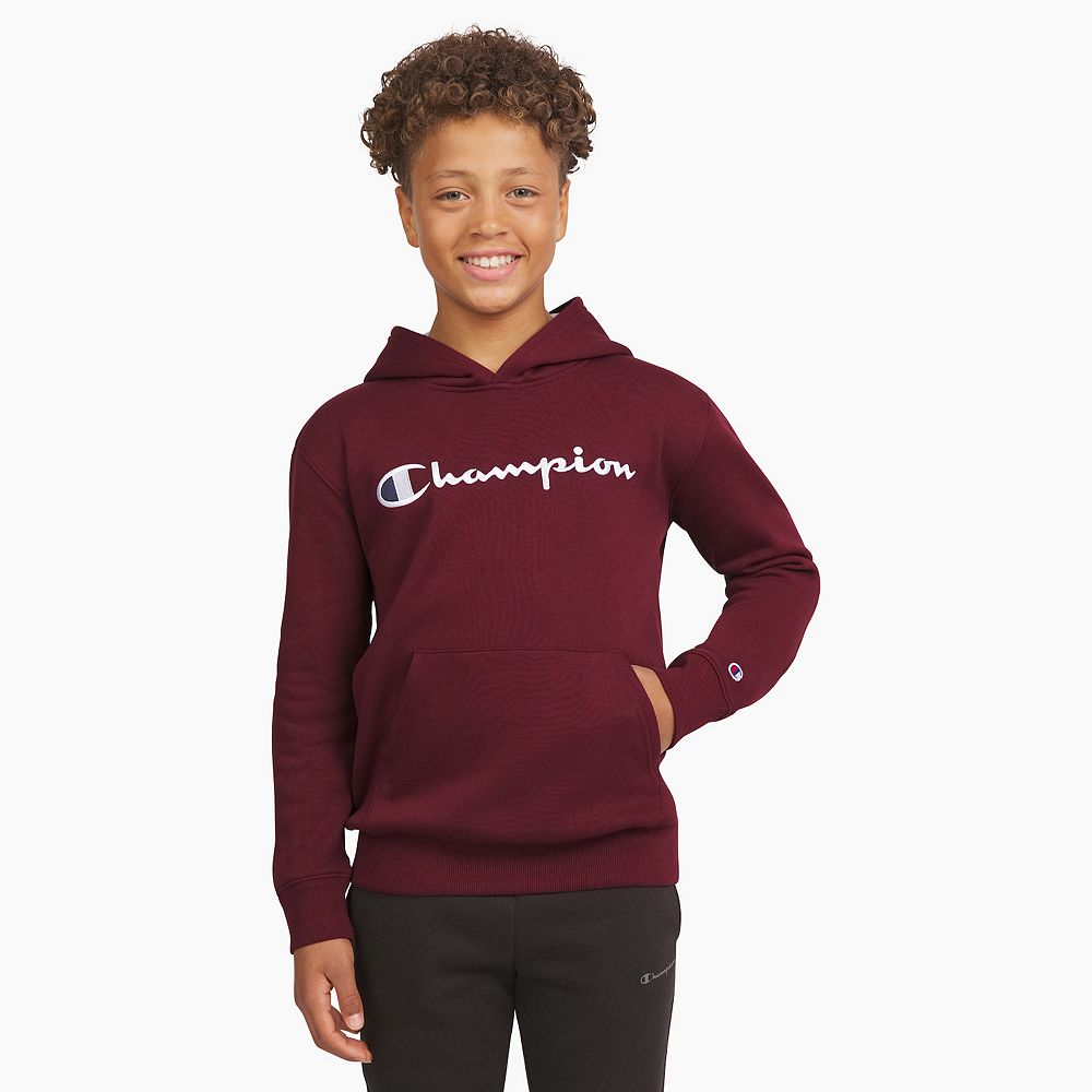 Boys 8-20 Champion® Signature Fleece Logo Pullover Hoodie