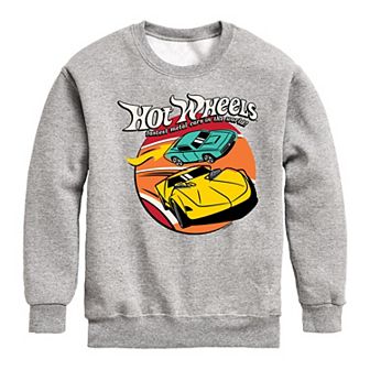 Boys 8-20 Hot Wheels Fastest Metal Cars Fleece Sweatshirt
