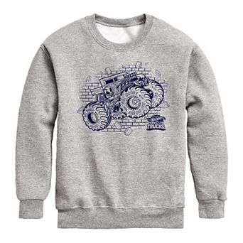 Boys 8-20 Hot Wheels Bone Shaker Monster Truck Fleece Sweatshirt