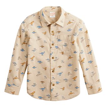 Boys 4-12 Jumping Beans® Long Sleeve Button Down Shirt