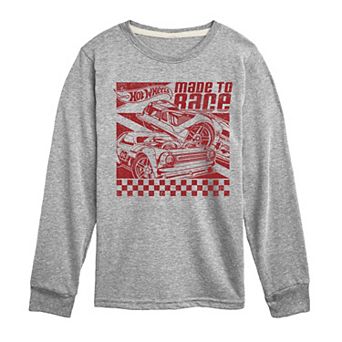 Boys 8-20 Hot Wheels Made To Race Long Sleeve Graphic Tee