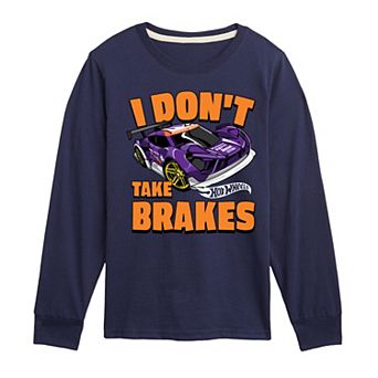 Boys 8-20 Hot Wheels I Don't Take Brakes Long Sleeve Graphic Tee