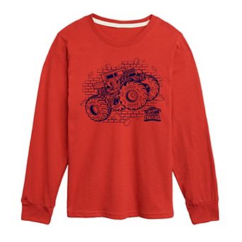 Boys 8-20 Hot Wheels Bone Shaker Monster Truck Long Sleeve Graphic Tee