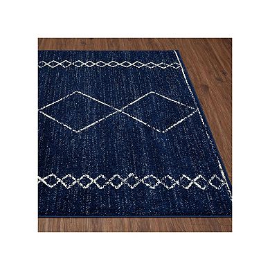 Luxe Weavers Geometric Diamond Area Rug