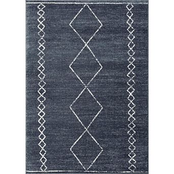 Luxe Weavers Geometric Diamond Area Rug