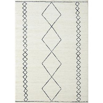 Luxe Weavers Geometric Diamond Area Rug