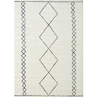 Luxe Weavers Geometric Diamond Area Rug