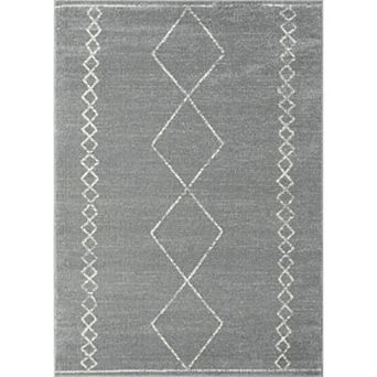 Luxe Weavers Geometric Diamond Area Rug