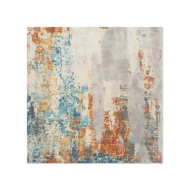 Luxe Weavers Modern Distressed Abstract Area Rug